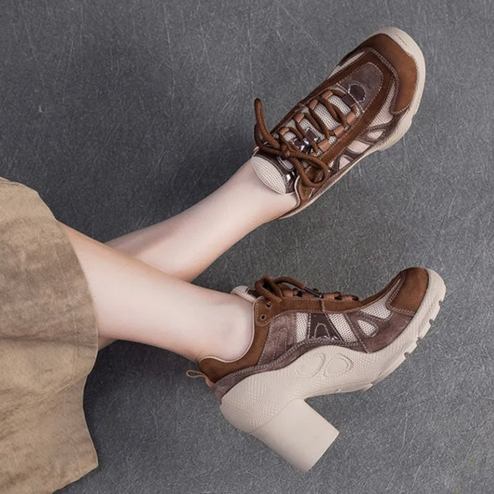 Patchina Colorblock Sport Heels
