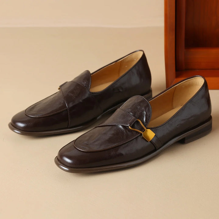 Donatella Buckle Loafers