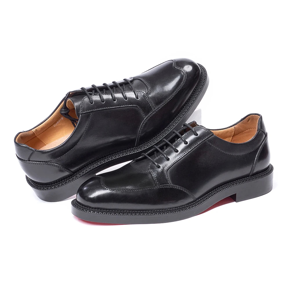 Galleria Apron-Toe Derby Shoes