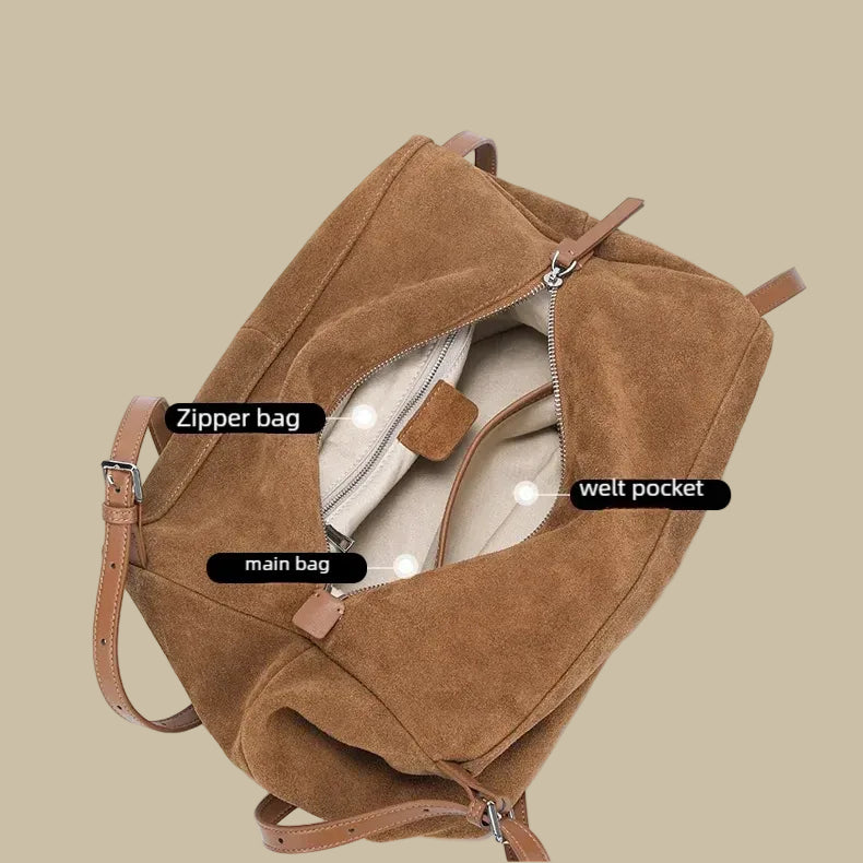 Marlow Suede Shoulder Bag