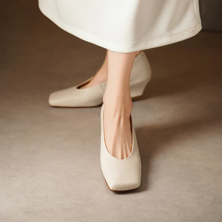 Portia Square Toe Pumps