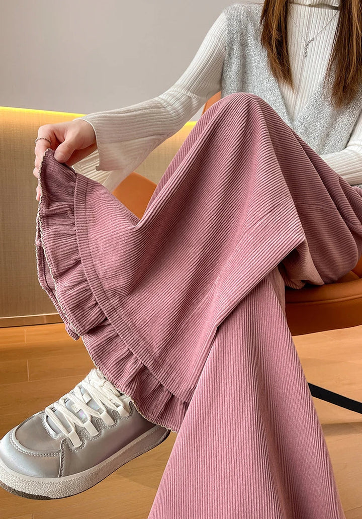 Harper Draped Corduroy Pants