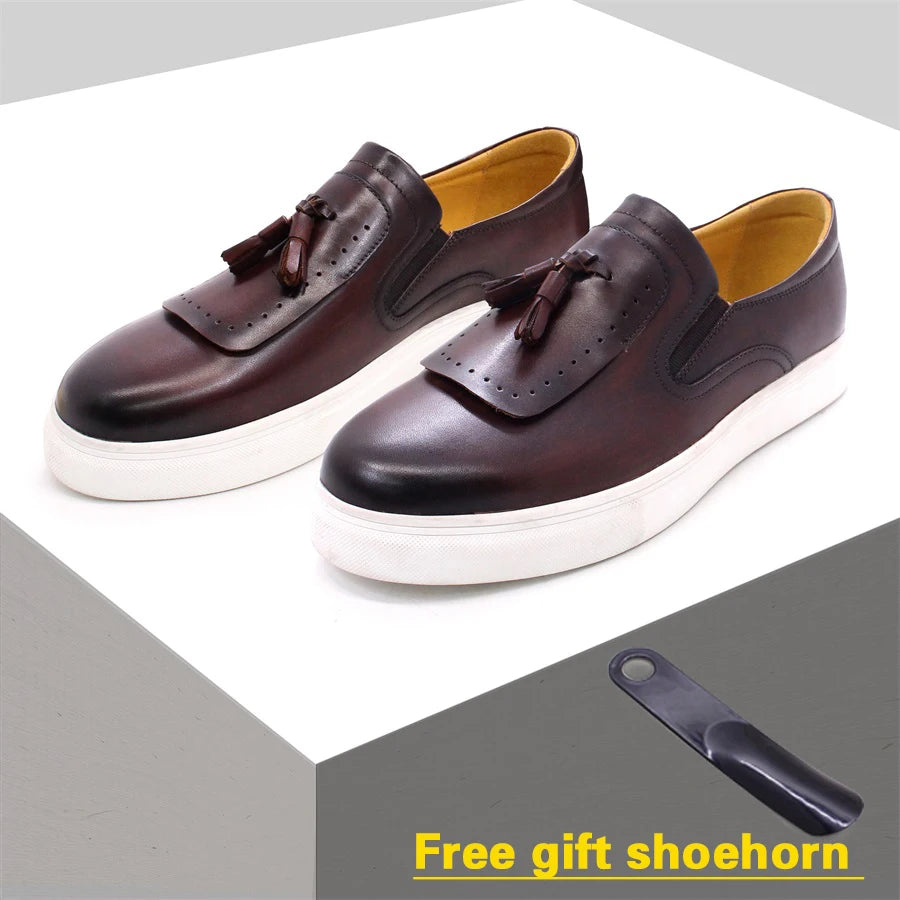 Nappina Tassel Slip-On Loafers
