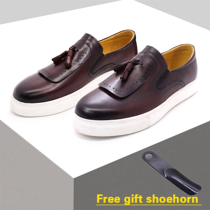 Nappina Tassel Slip-On Loafers