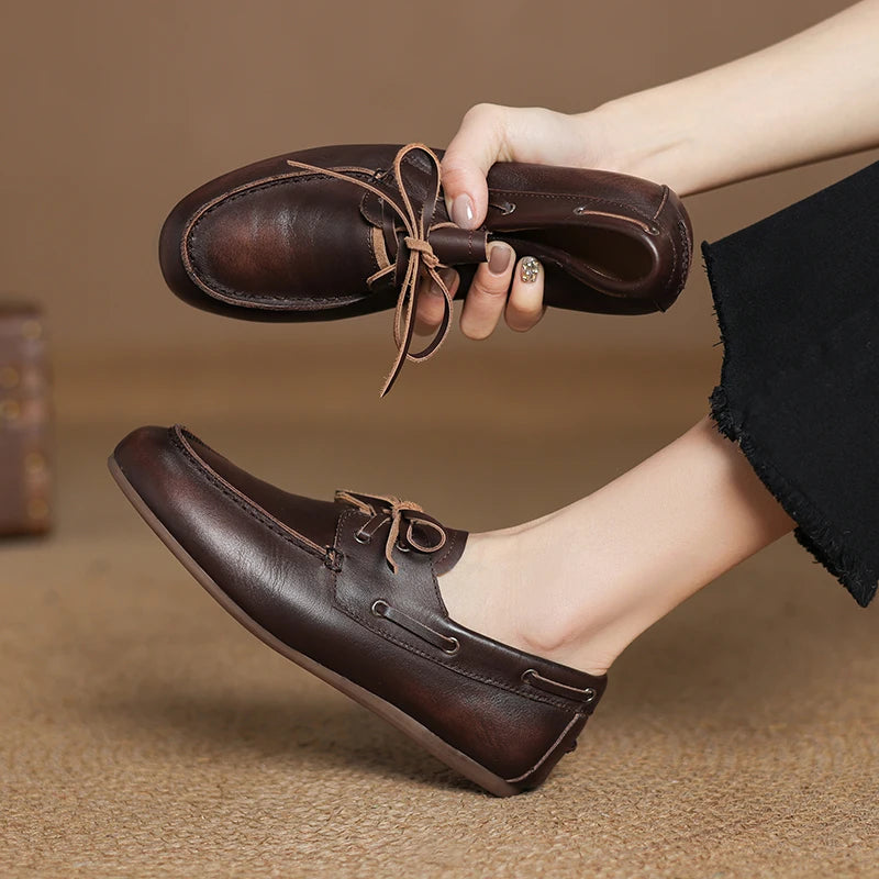 Maribel Leather Loafers