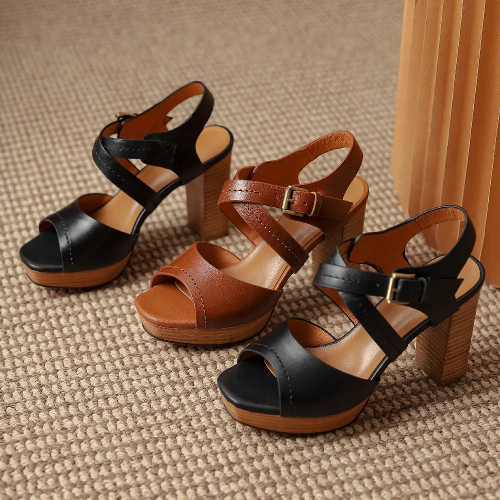Carvelli Leather Sandals