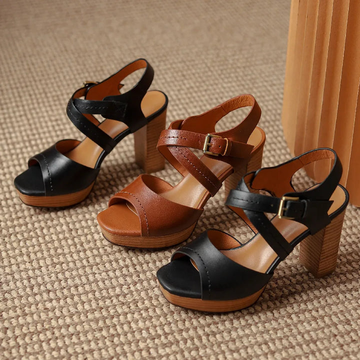 Adriana Platform Heel Sandals