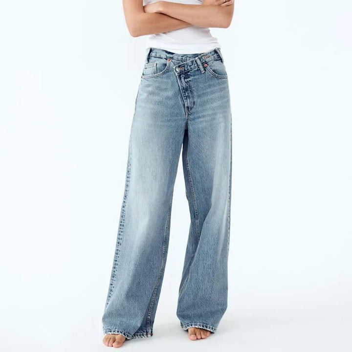 Keira Offset Waist Jeans