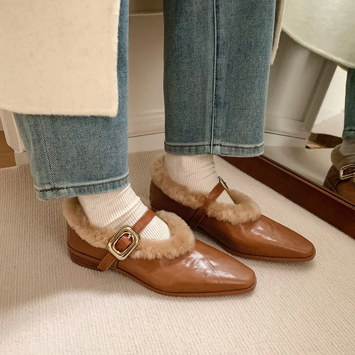 Nordwyn Leather Wool Pump