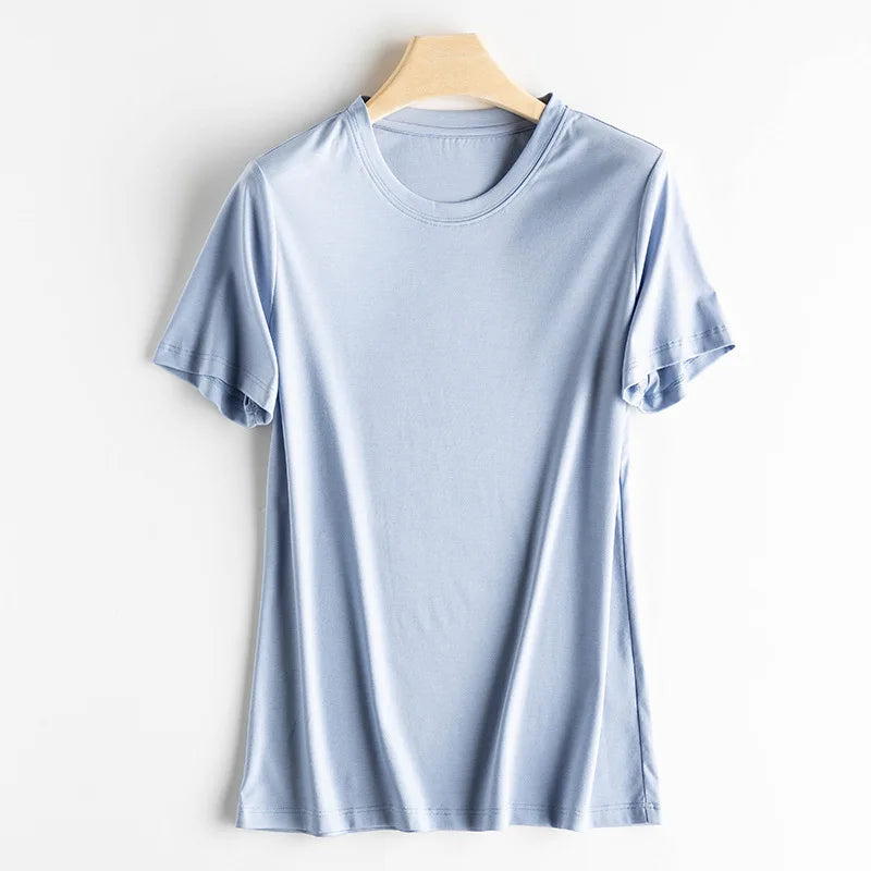 Mila Mulberry Silk Tee