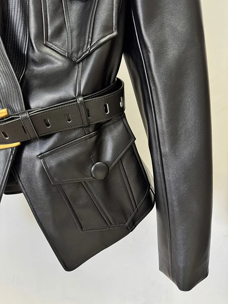 Dominé Belted Jacket