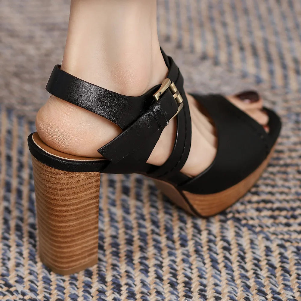 Adriana Platform Heel Sandals