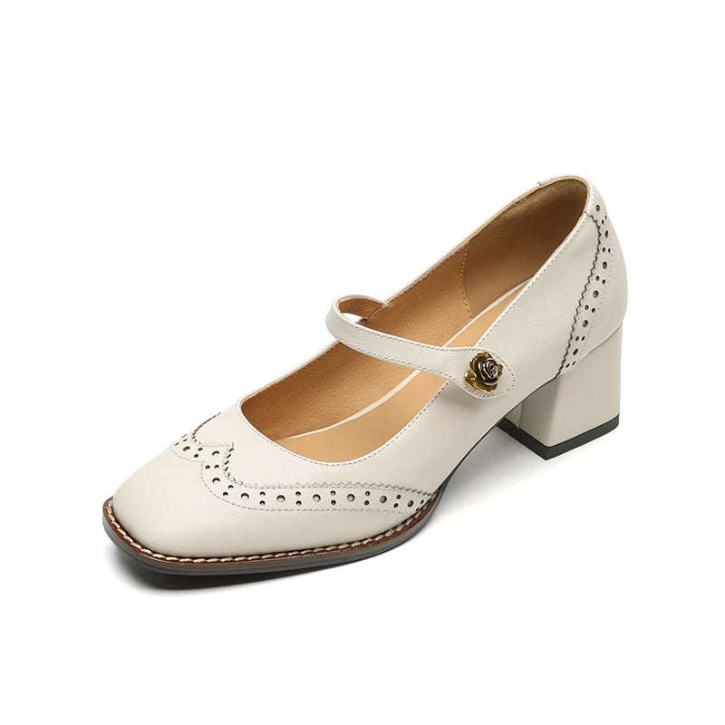 Hartleigh Brogue Mary Janes