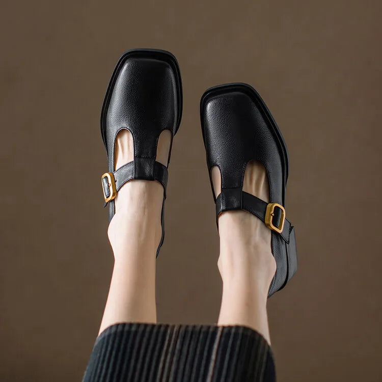 Emelina Square Toe Mary Janes