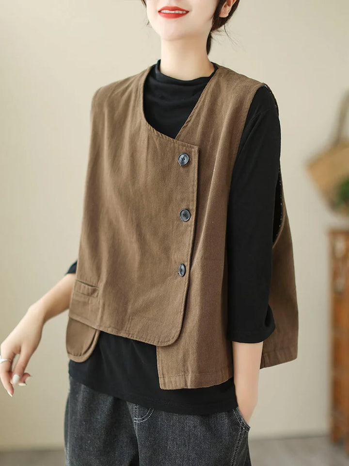 Nara Layered Cotton Vest