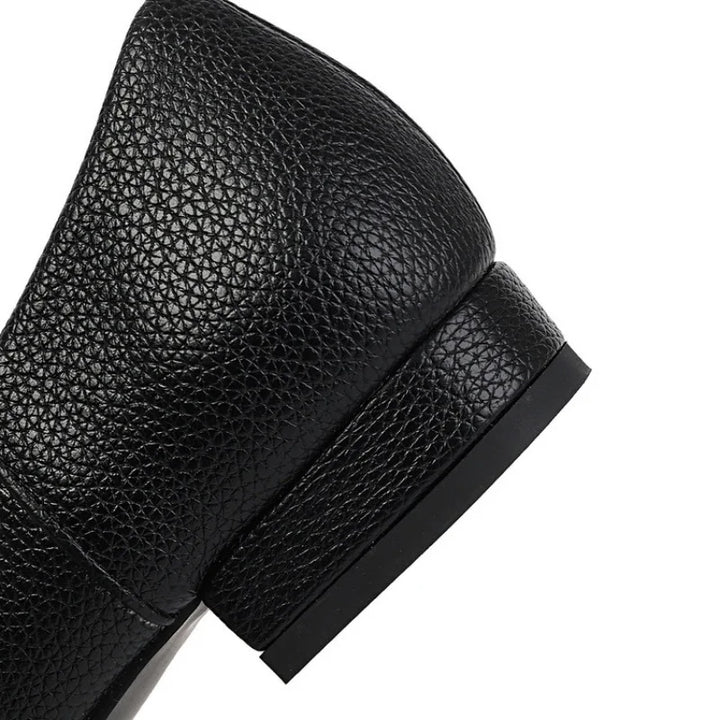 Semplicita Square-Toe Slip-On Loafers