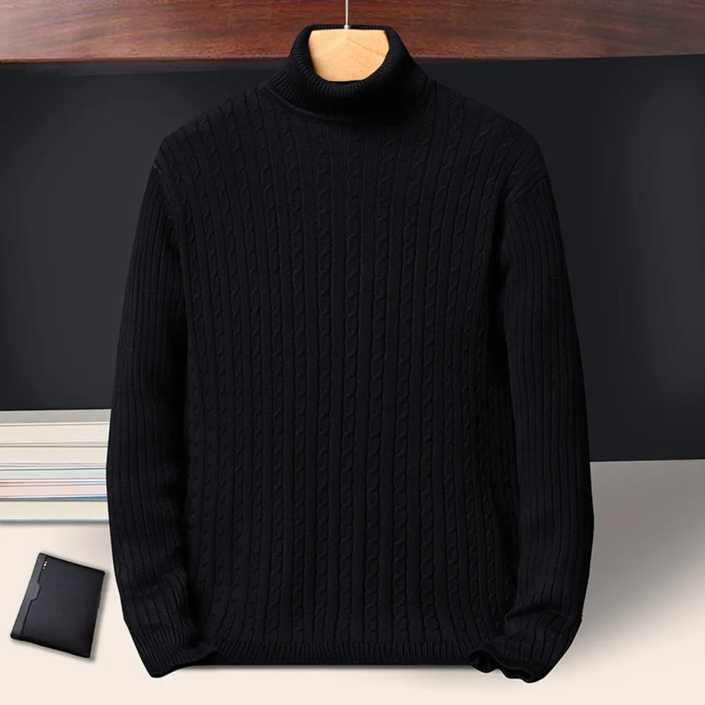 Ridge Cable Knit Sweater