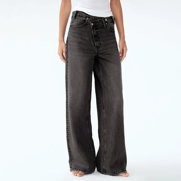 Keira Offset Waist Jeans