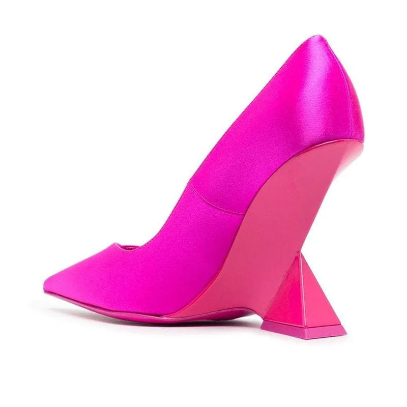 Piramide Sculpted Heel Pumps