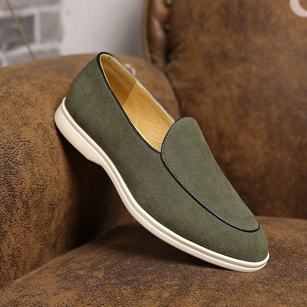 Armano Suede Slip Ons