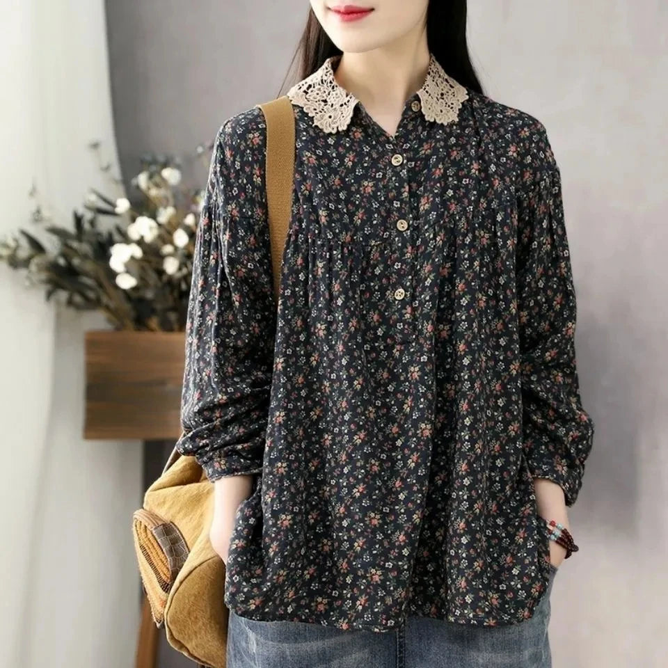 Fleur Linen Blouse