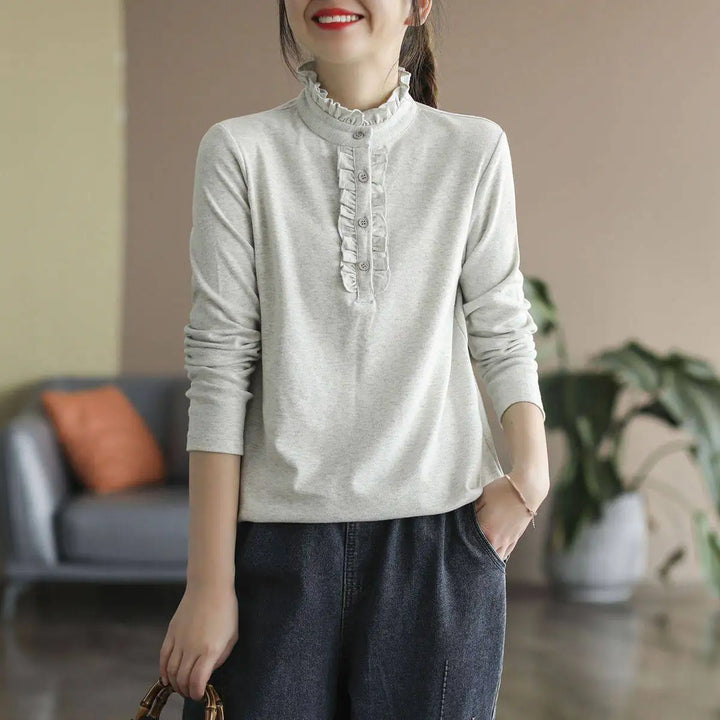 Renelle Frill Trim Top