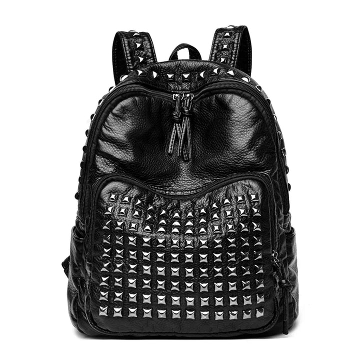 Punkmark Leather Backpack