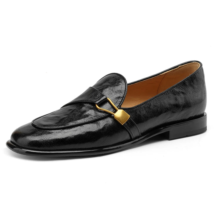 Donatella Buckle Loafers
