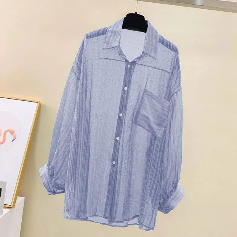 Brezzina Sheer Chiffon Shirt