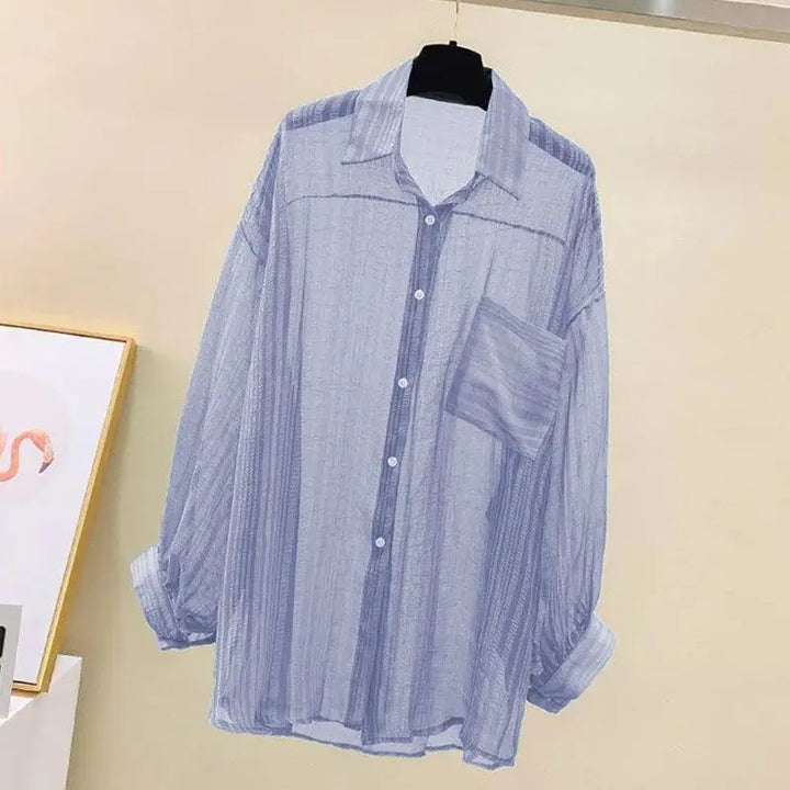 Brezzina Sheer Chiffon Shirt