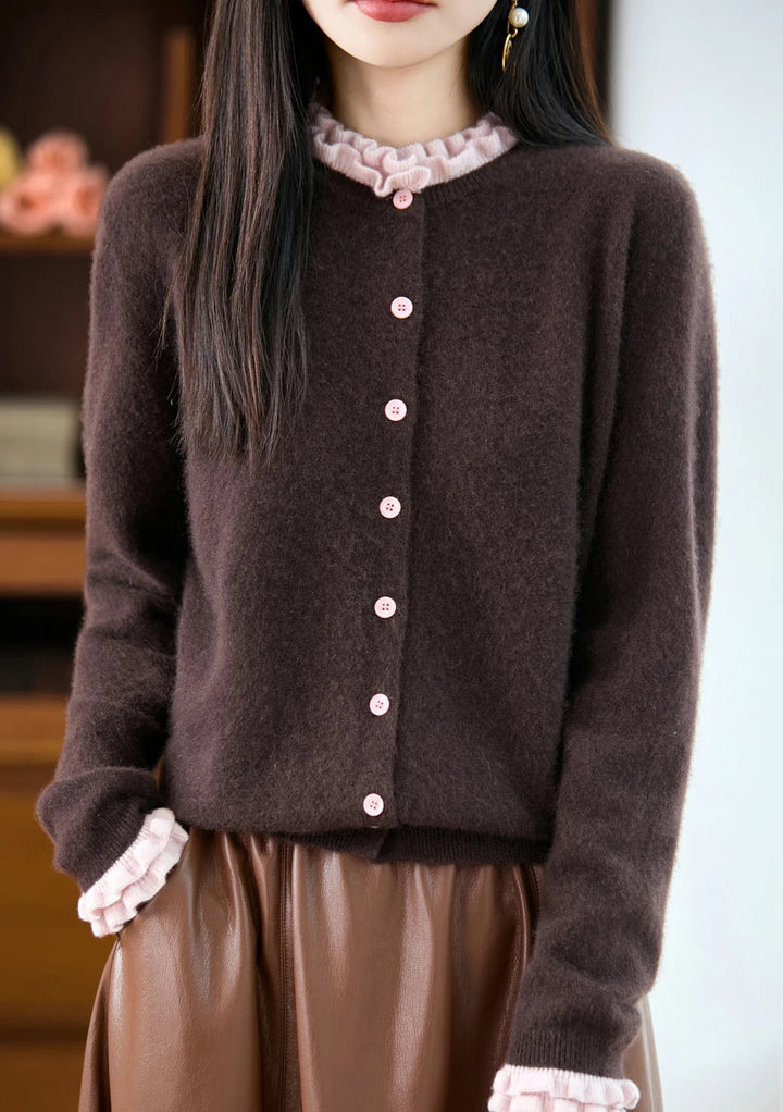 Rosewood Merino Cardigan