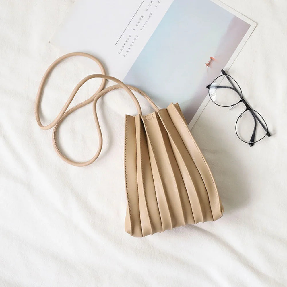 Faye Pleated Crossbody