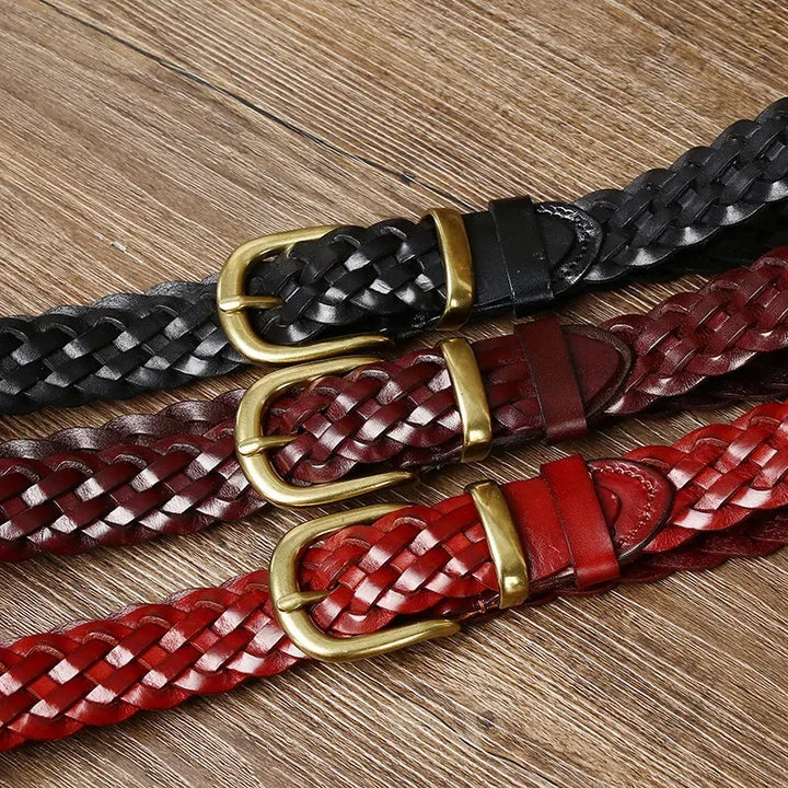 Keystone Braided Leather Belt