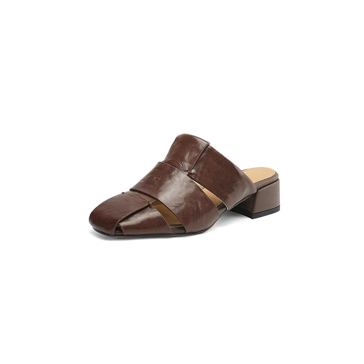 Amara Leather Mules