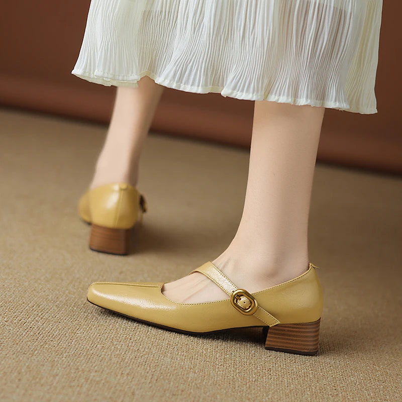 Colette Leather Mary Janes