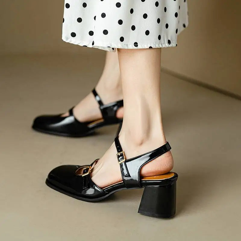 Allegra Patent Mary Janes