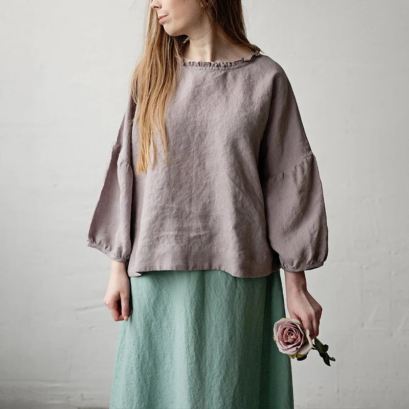Juniper Linen Blouse
