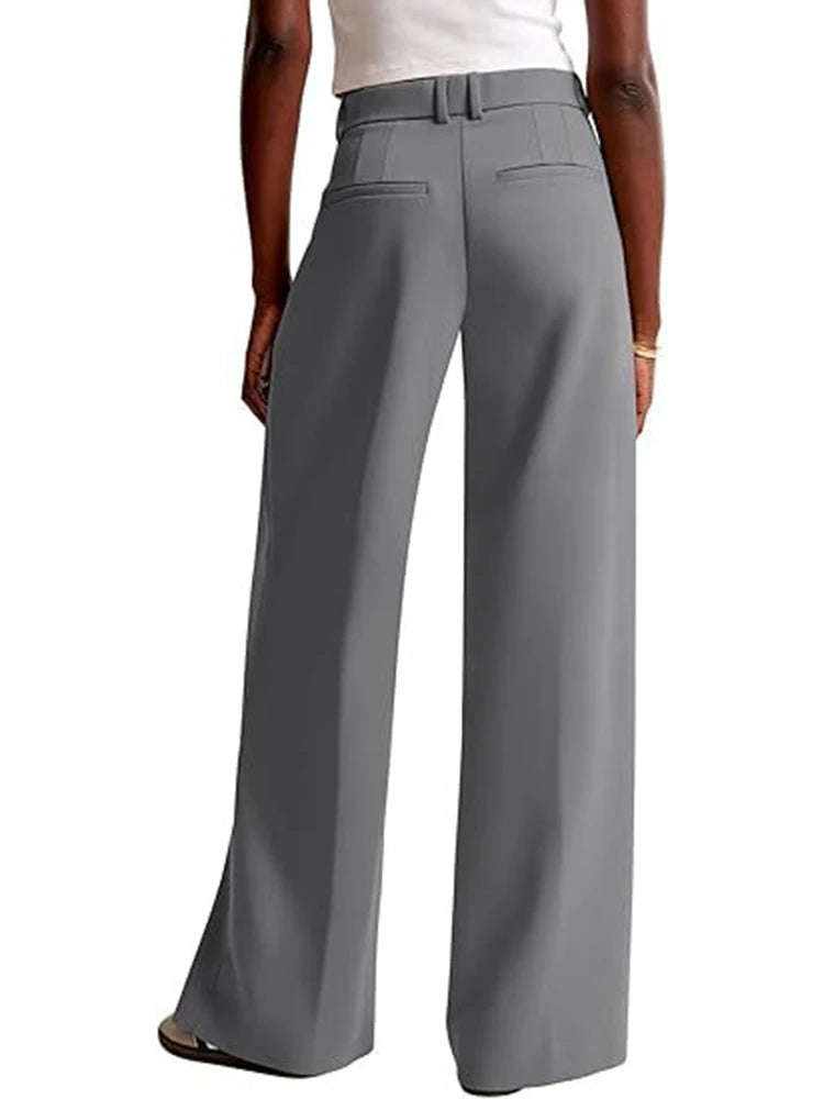 Pieghetta Pleated Wide-Leg Trousers