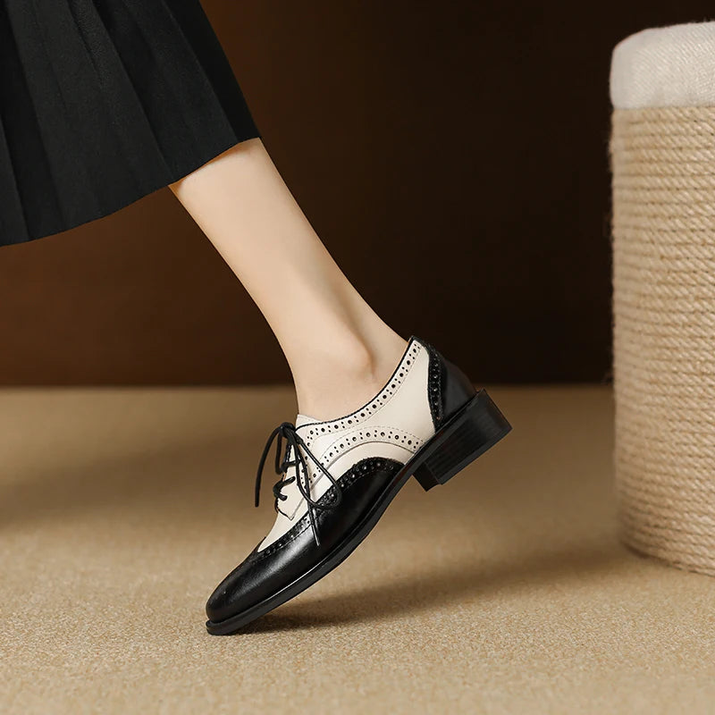 Odette Two-Tone Oxfords
