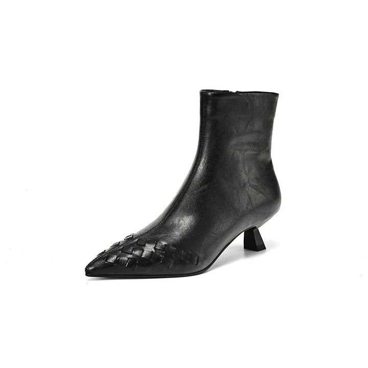 Intreccio Leather Boots