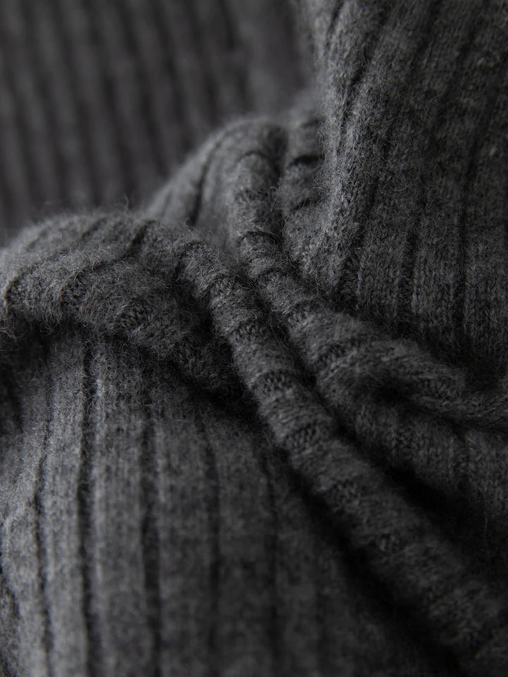 Colette Cashmere Rib Cardigan
