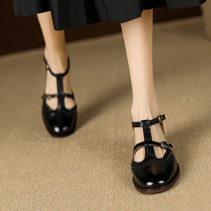 Aurelia Brogue Mary Janes