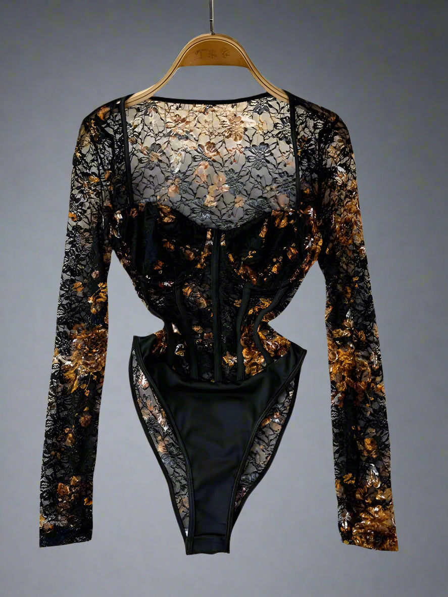 Ivy Veil Lace Bodysuit