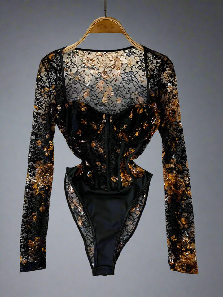 Ivy Veil Lace Bodysuit