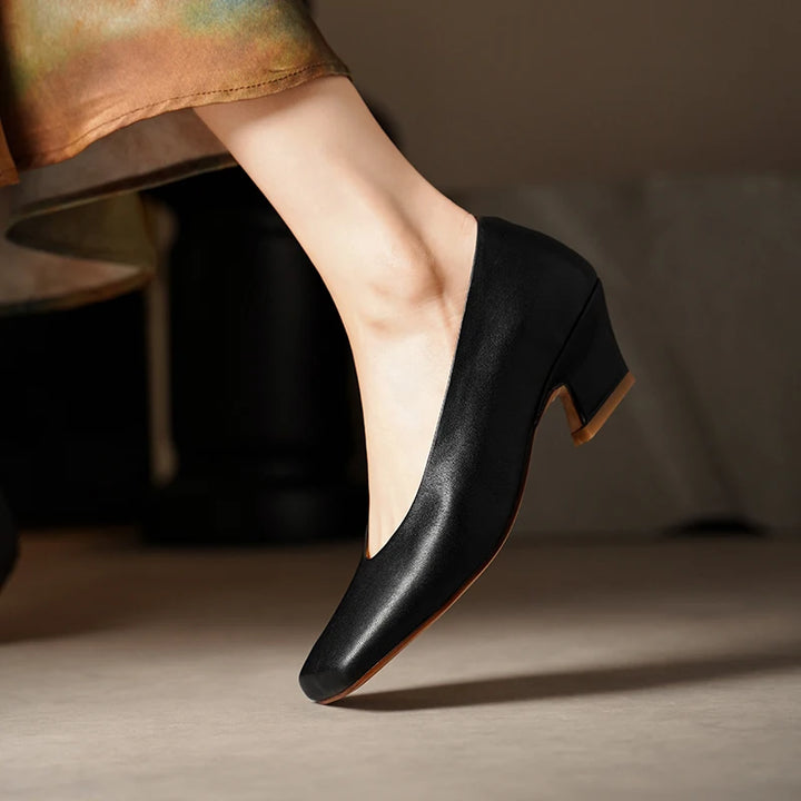 Portia Square Toe Pumps