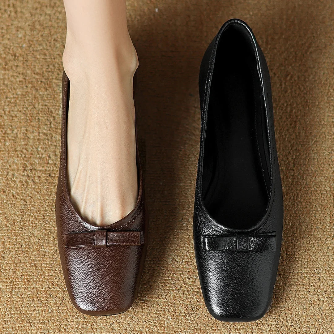 Alto Leather Flats