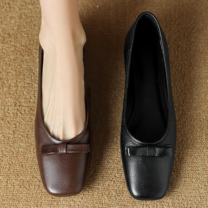 Alto Leather Flats