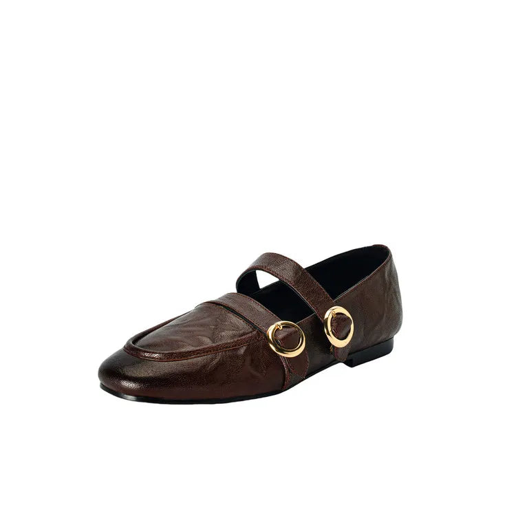 Fiora Buckle Flats