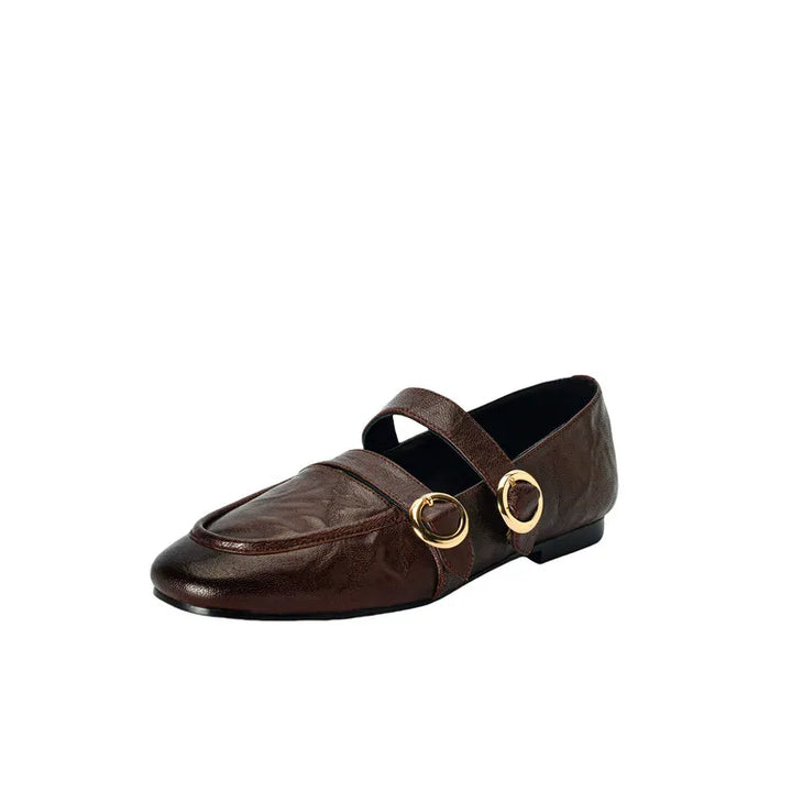 Fiora Buckle Flats