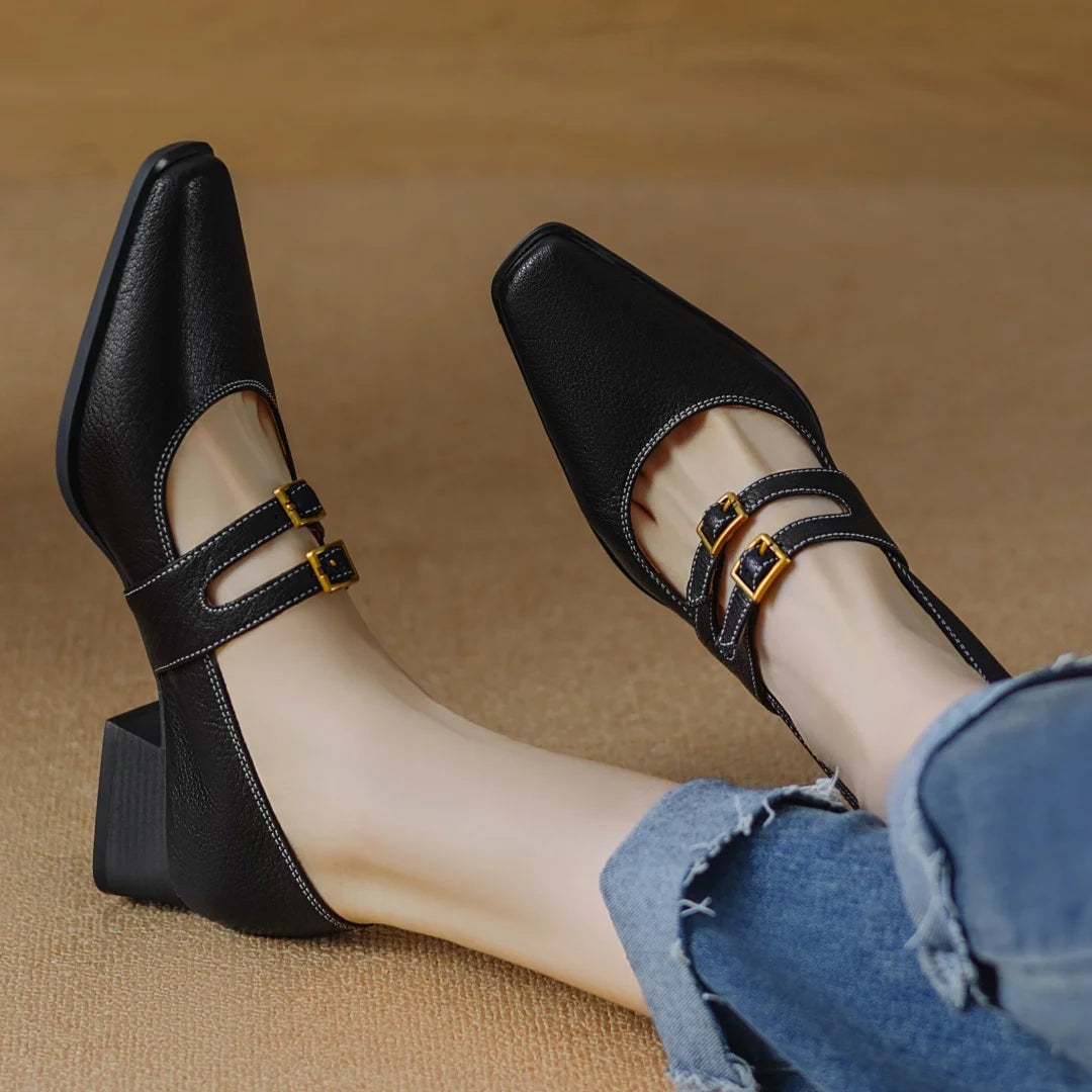 Firenze Dual Buckle Shoes